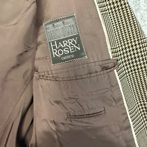 Armani Collezioni Academia Brown Glen Plaid Wool Sport Coat Blazer - Picture 2 of 11